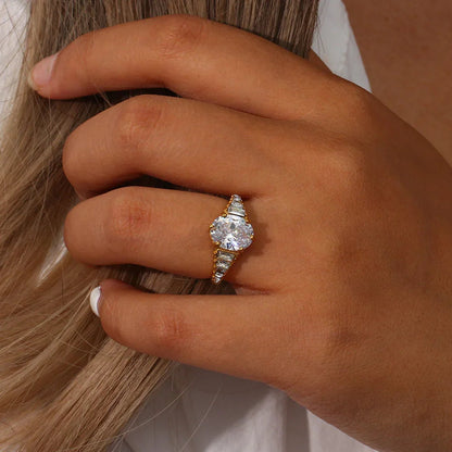 [ElanLuxe]Syllia Diamond Ring