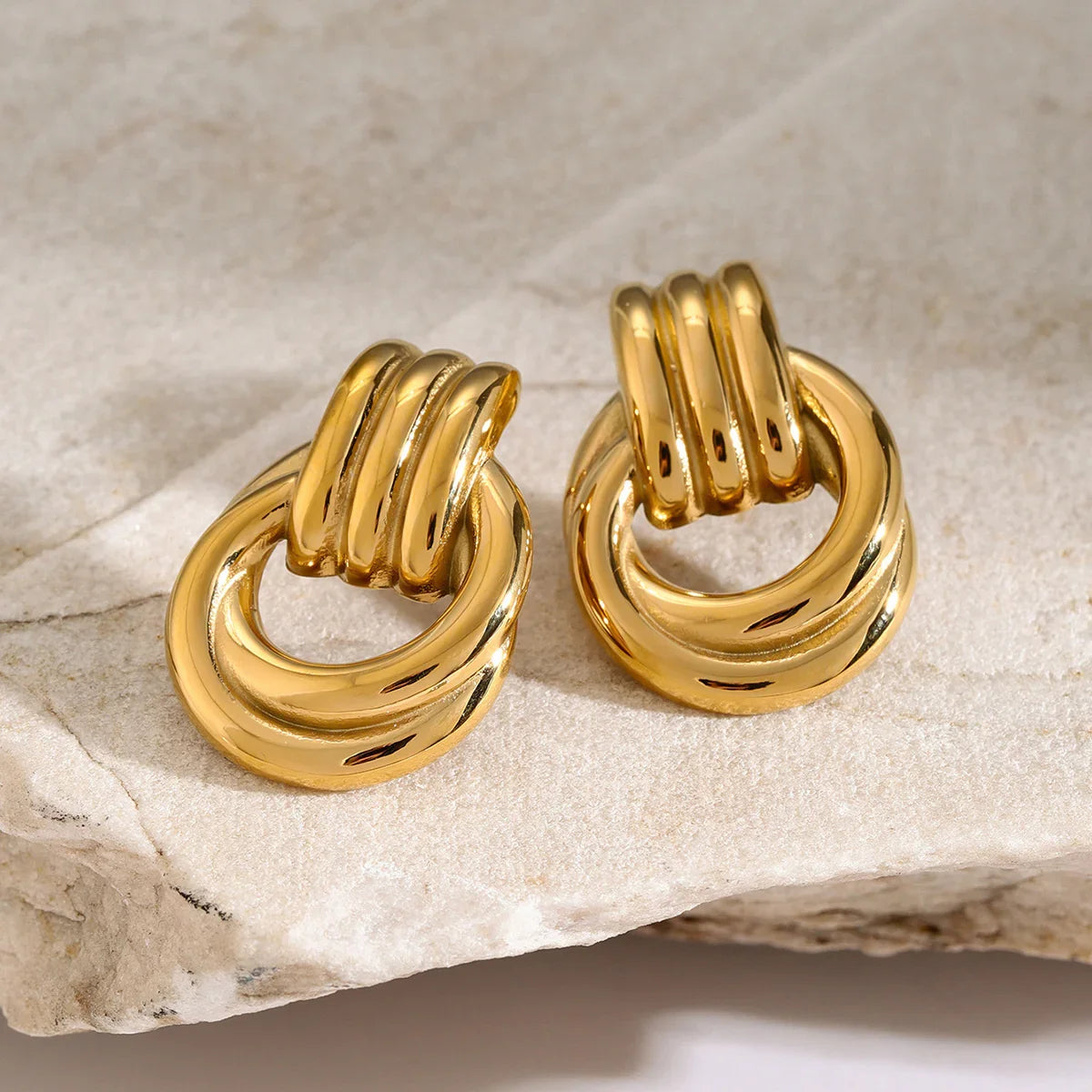 [ElanLuxe]Luna Layered Hoop Earrings