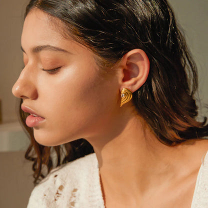 [ElanLuxe]Thalia Gold Earrings
