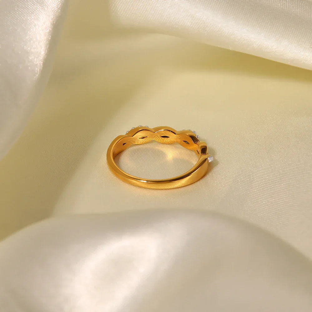[ElanLuxe]Vivienne Freshwater Pearl Ring