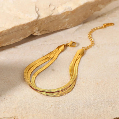 [ElanLuxe]Abella Gold Bracelet