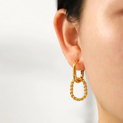 [ElanLuxe]Skadi Gold Earrings