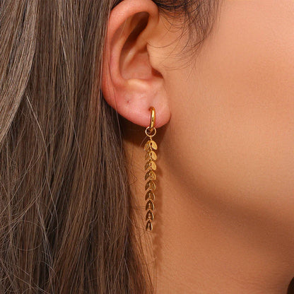 [ElanLuxe]Faith Fishtail Earrings