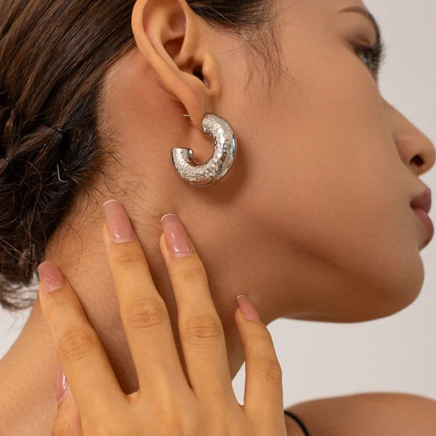 [ElanLuxe]Bethany Silver Earrings