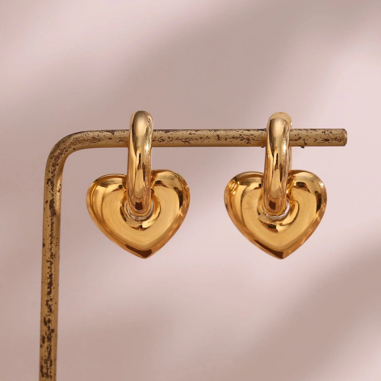 [ElanLuxe]Aria's Arrow Gold Earrings