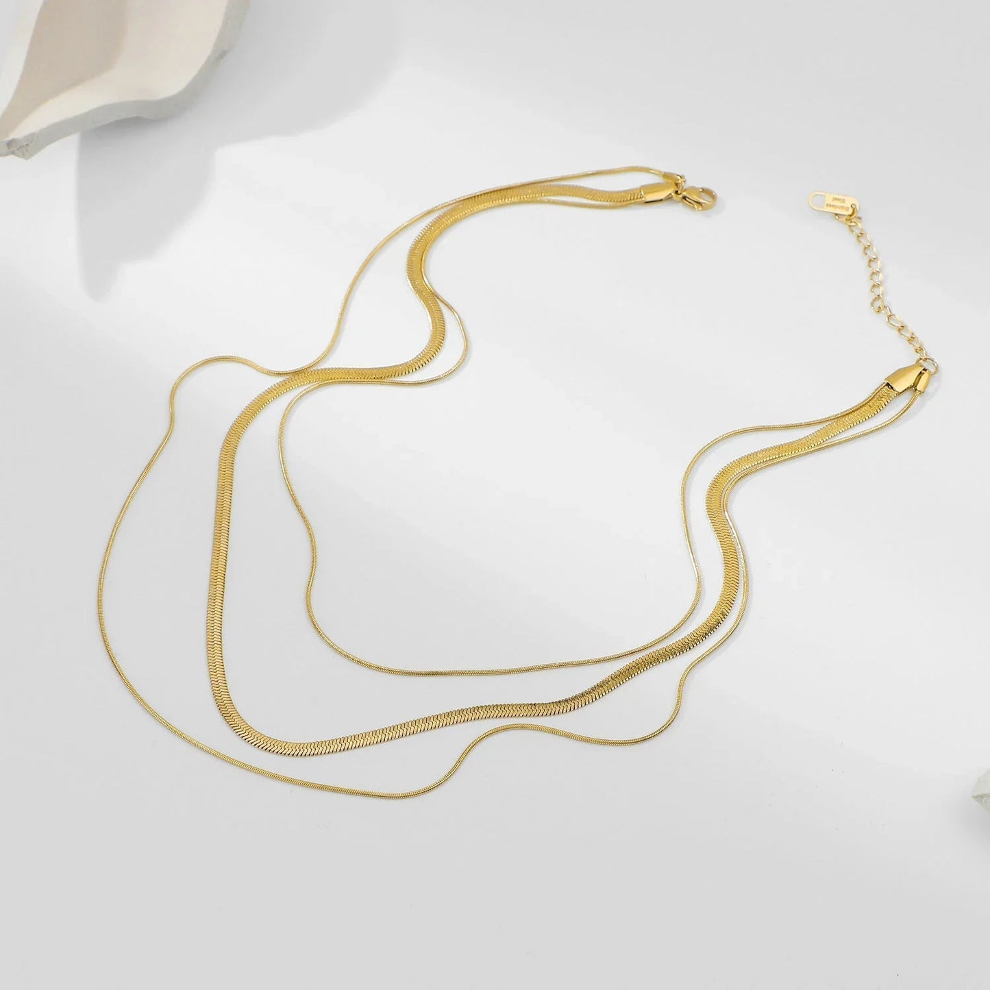 [ElanLuxe]Zafina Gold Necklace