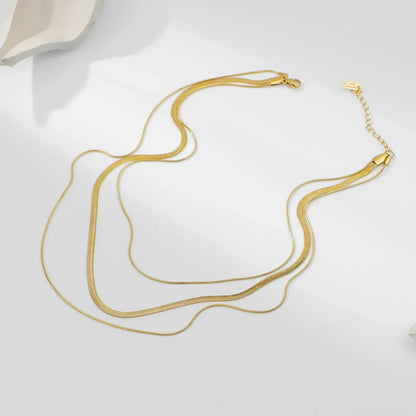 [ElanLuxe]Zafina Gold Necklace