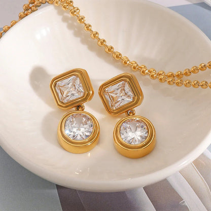 [ElanLuxe]Amanda Diamond Earrings