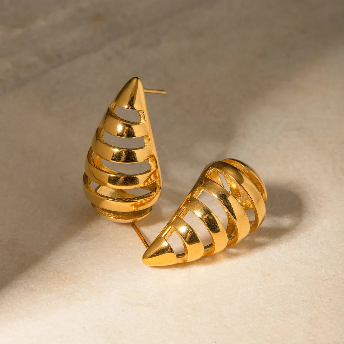 [ElanLuxe]Katrin Drop Gold Earrings