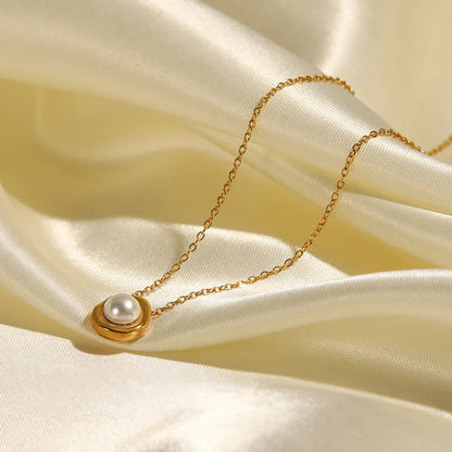 [ElanLuxe]Nancy Freshwater Pearl Necklace