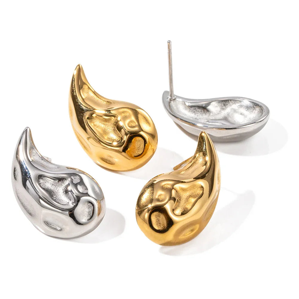 [ElanLuxe]Raven Vintage Teardrop Earrings