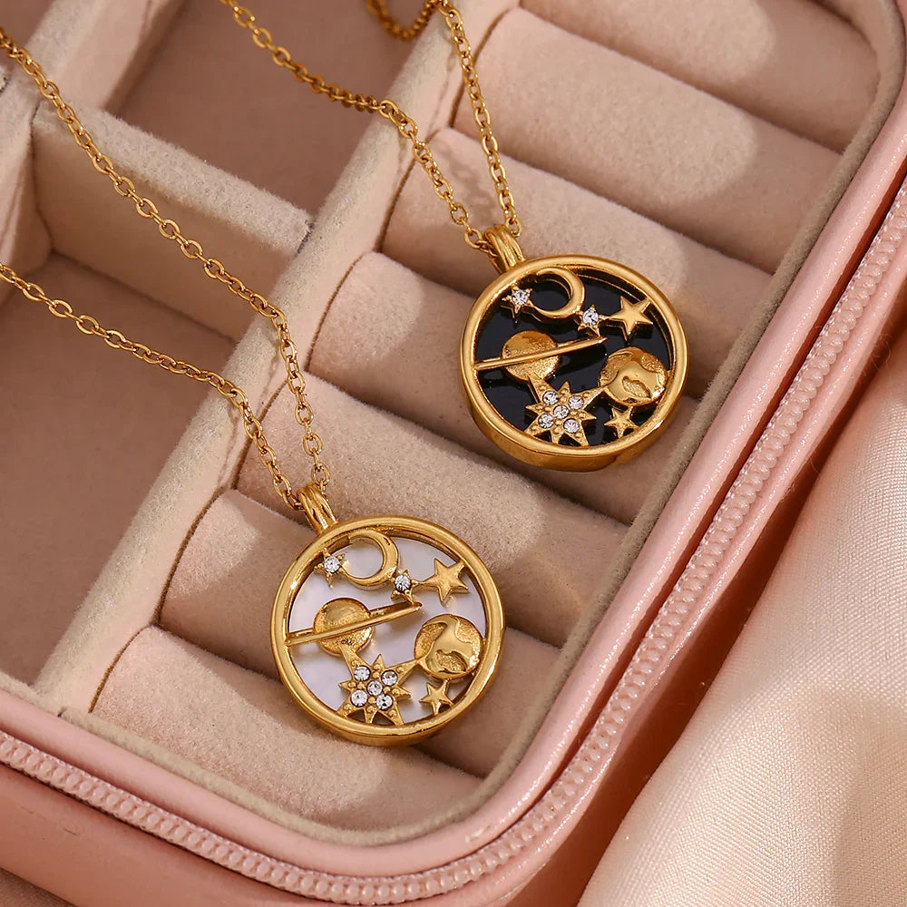 [ElanLuxe]Constance Gold Necklace