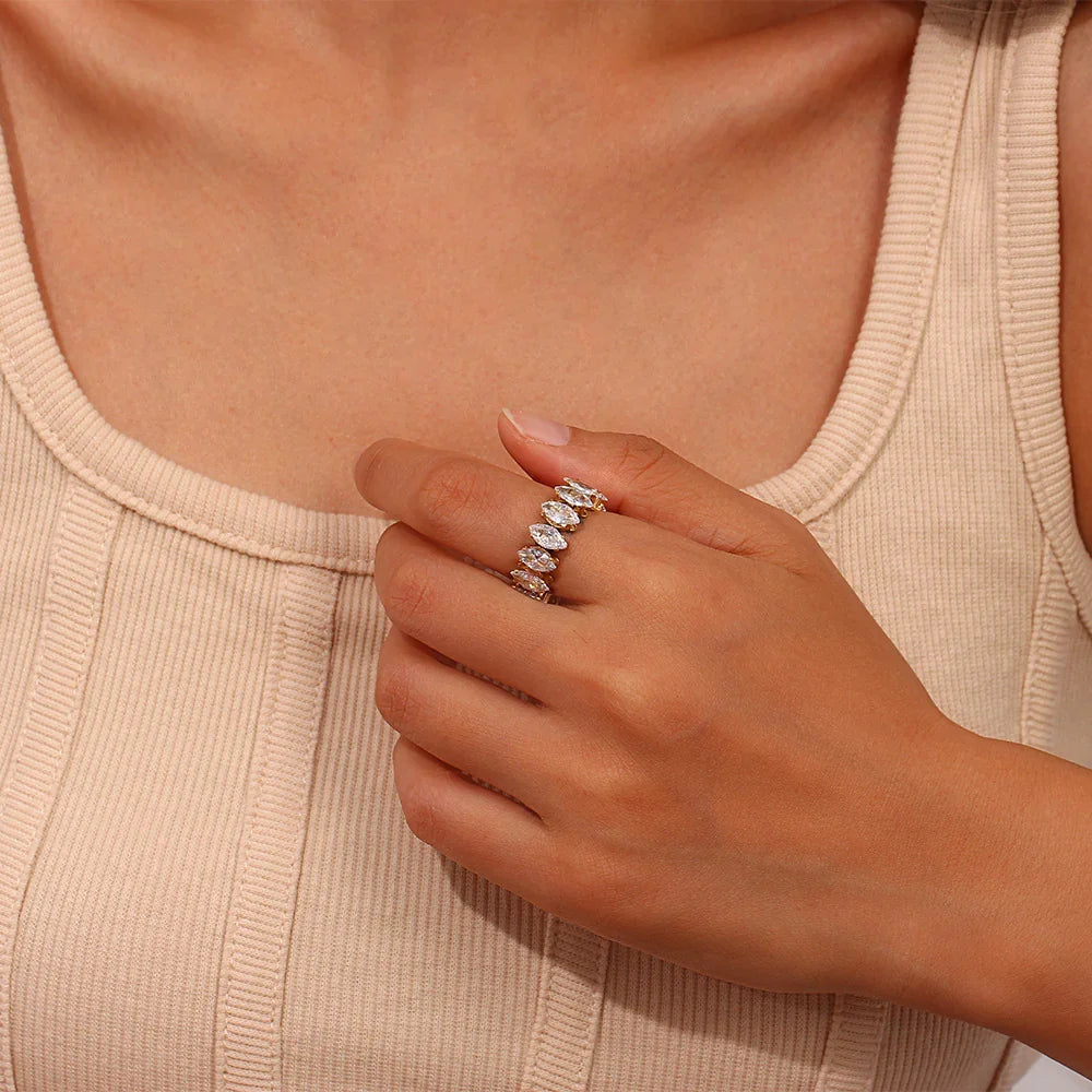 [ElanLuxe]Genevieve Diamond Ring