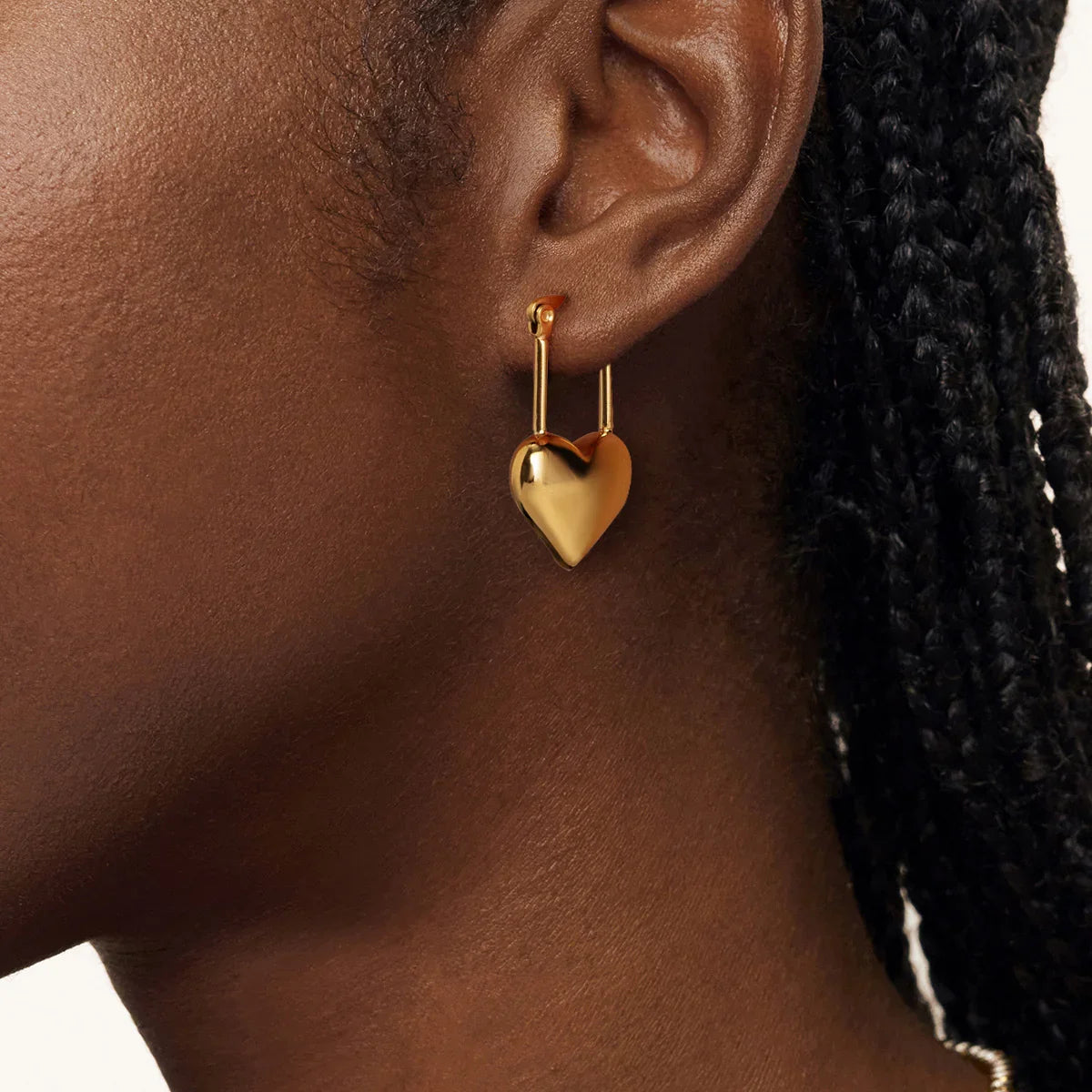 [ElanLuxe]Jessamine Heart Earrings
