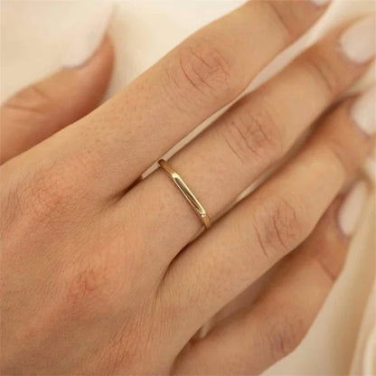 [ElanLuxe]Sasha Geometric Gold Ring