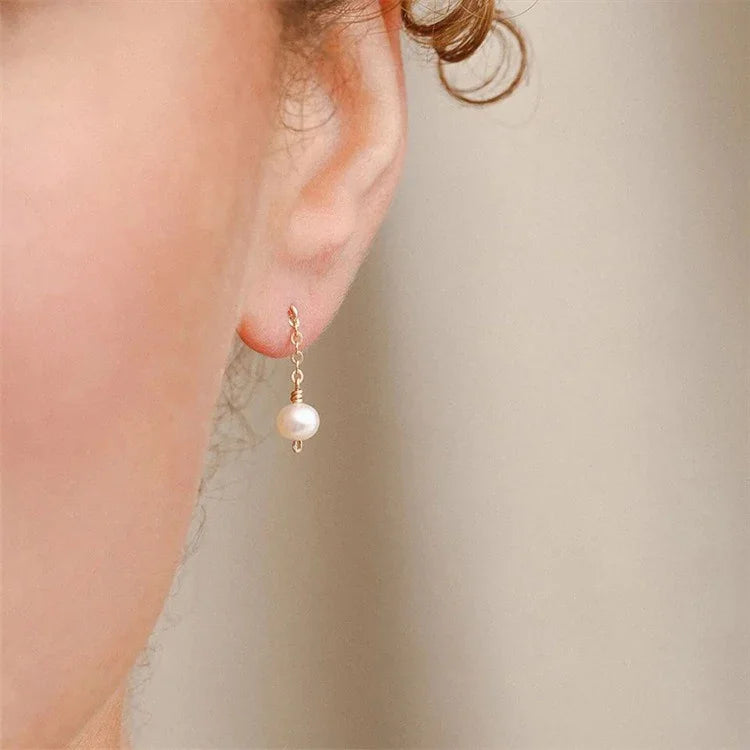 [ElanLuxe]Dorothy Pearl Earrings