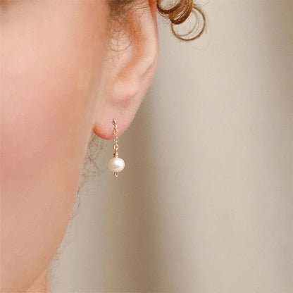 [ElanLuxe]Dorothy Pearl Earrings