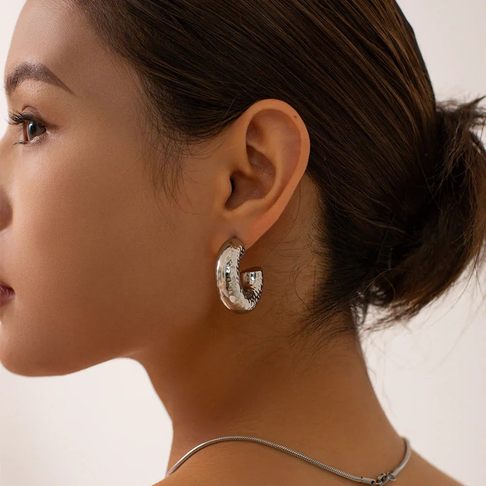 [ElanLuxe]Bethany Silver Earrings