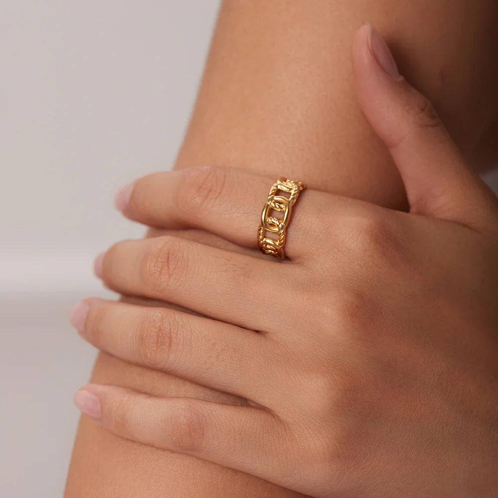 [ElanLuxe]Harmony Gold Ring