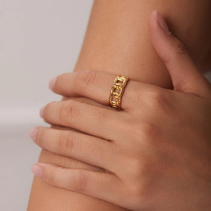 [ElanLuxe]Harmony Gold Ring