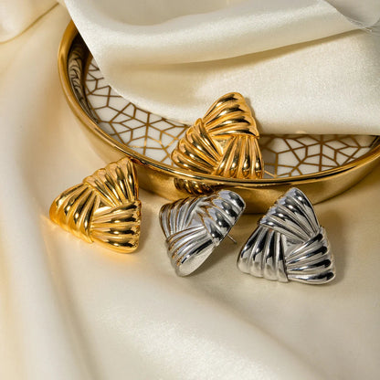 [ElanLuxe]Brigitte Gold Earrings