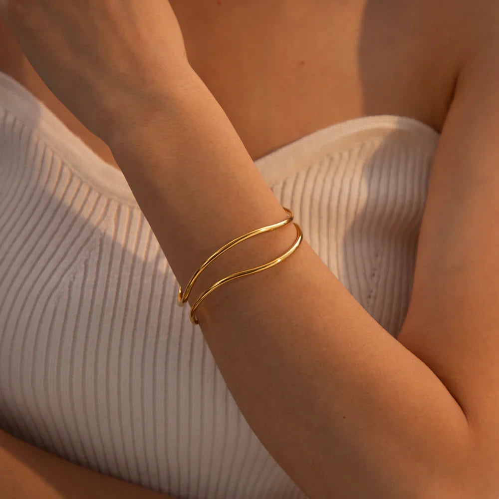 [ElanLuxe]Dakota Gold Bracelet