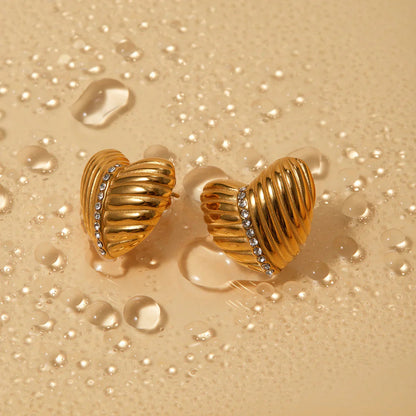 [ElanLuxe]Selene Gold Earrings