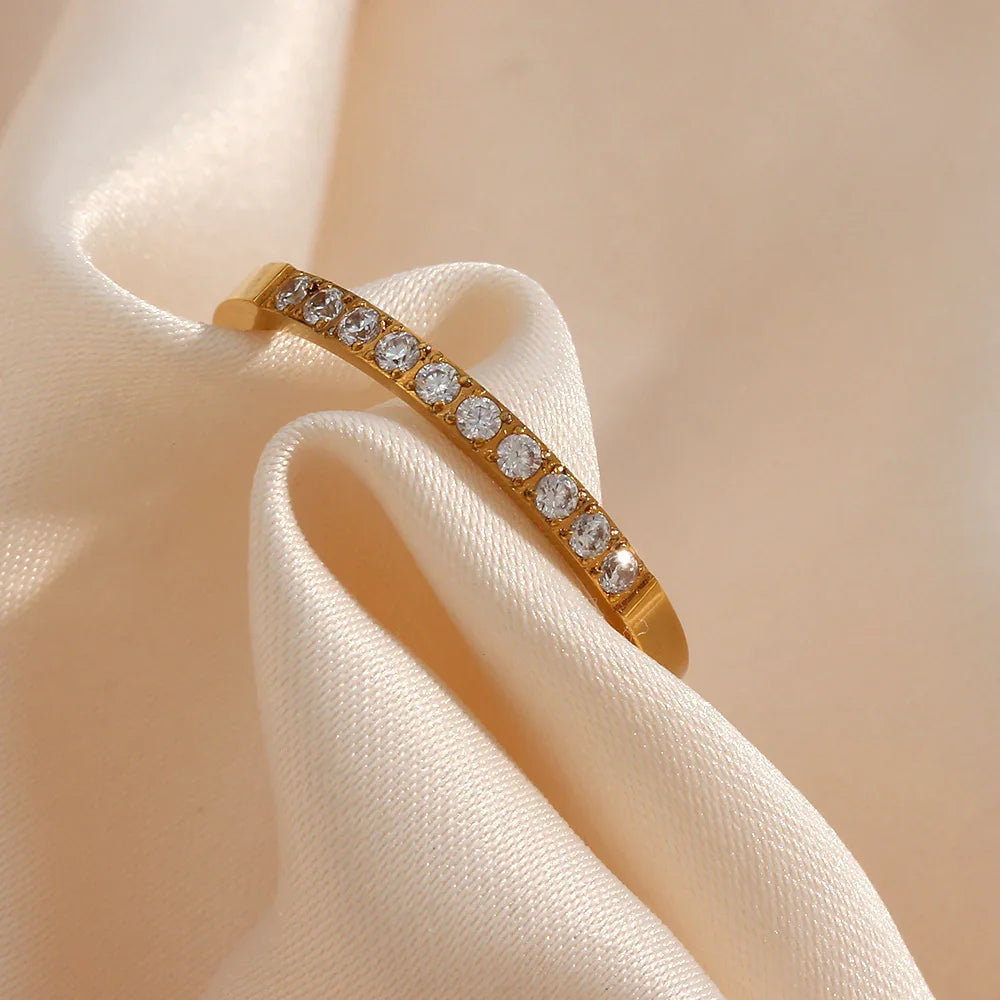 [ElanLuxe]Sage Gold Ring
