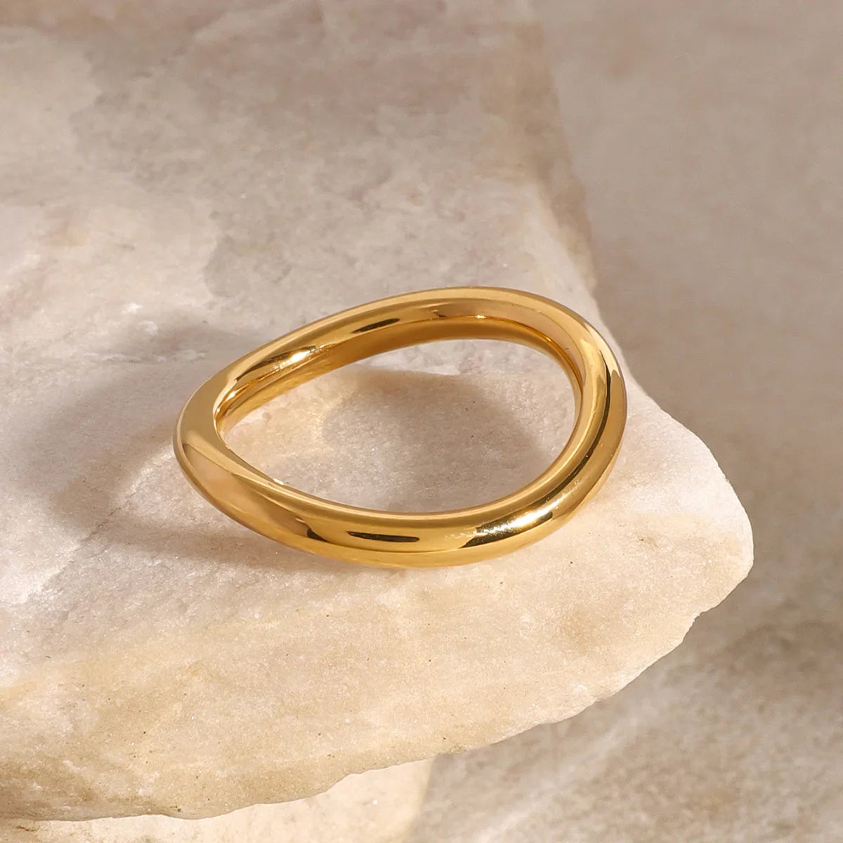 [ElanLuxe]Miley Gold & Silver Layered Rings