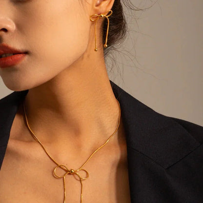 [ElanLuxe]Annie Gold Earrings