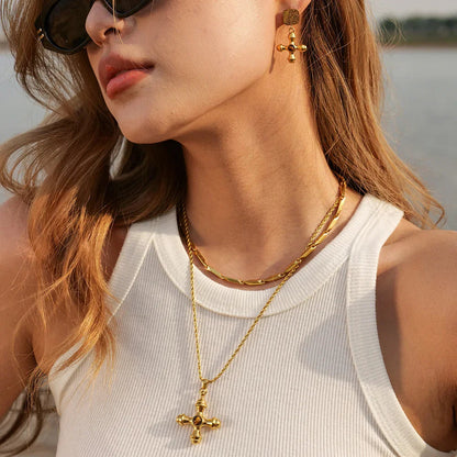[ElanLuxe]Della Gold Necklace