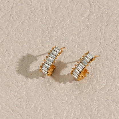 [ElanLuxe]Agnes Diamond Earrings