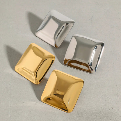 [ElanLuxe]Fischer Chunky Pillow Earrings