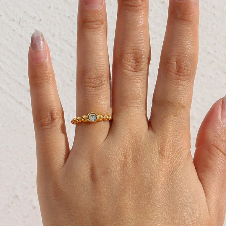 [ElanLuxe]Zennie Gold Ring