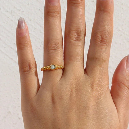 [ElanLuxe]Zennie Gold Ring