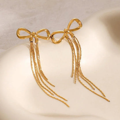 [ElanLuxe]Yvette Bow Earrings