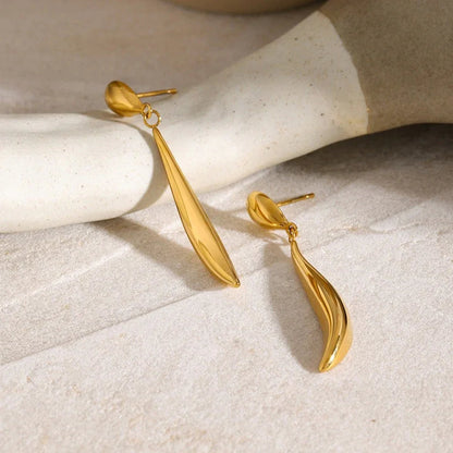 [ElanLuxe]Aspen Gold Earrings