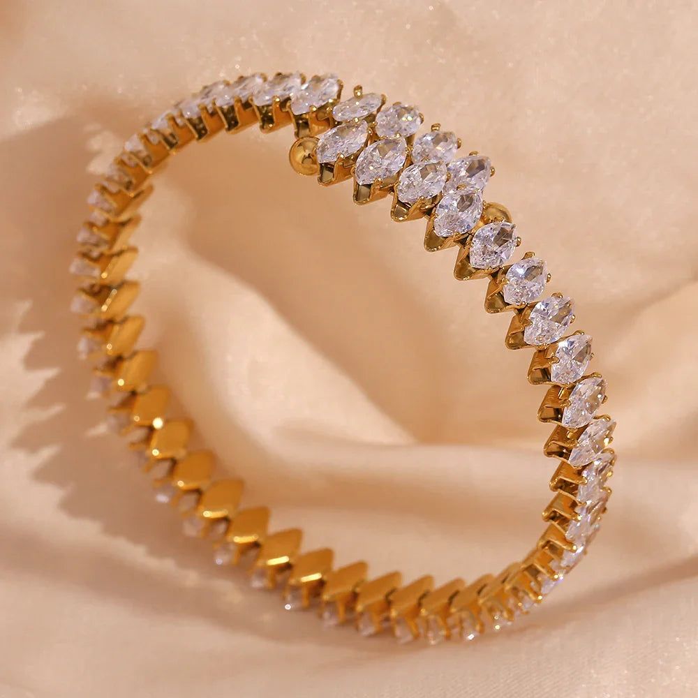 [ElanLuxe]Genevieve Diamond Bracelet