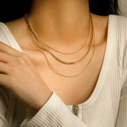 [ElanLuxe]Zafina Gold Necklace