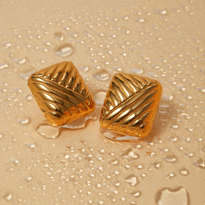 [ElanLuxe]Inez Gold Earrings