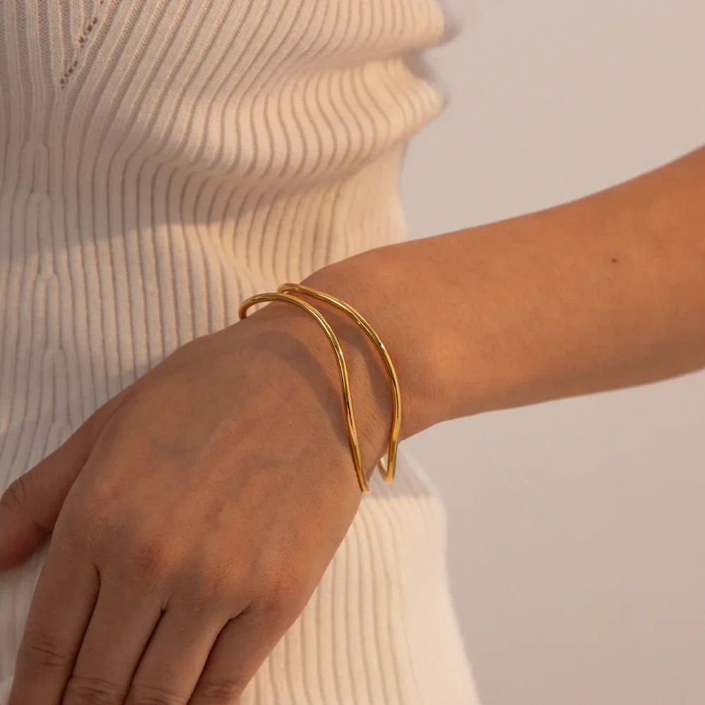 [ElanLuxe]Dakota Gold Bracelet