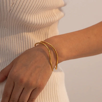 [ElanLuxe]Dakota Gold Bracelet