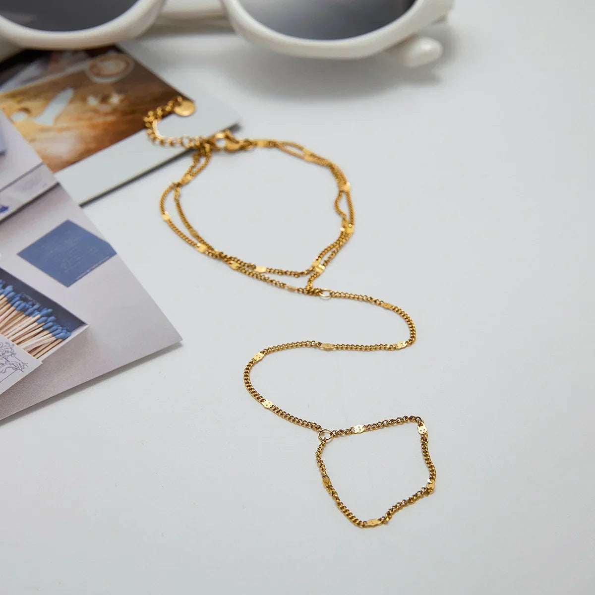 [ElanLuxe]Mimi Golden Hand Chain