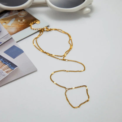 [ElanLuxe]Mimi Golden Hand Chain