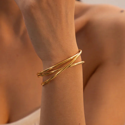 [ElanLuxe]Dolly Gold Bracelet
