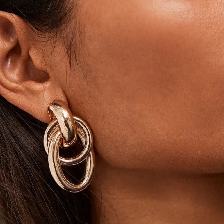 [ElanLuxe]Amarelda Gold Earrings
