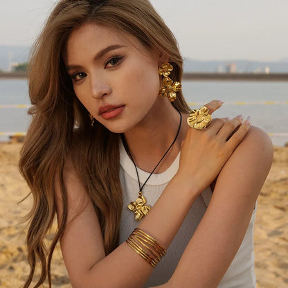 [ElanLuxe]Saisore Gold Ring
