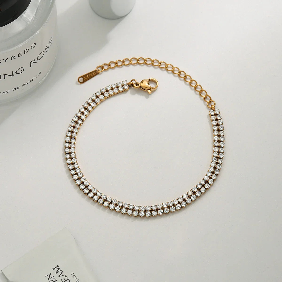 [ElanLuxe]Celene Layered Tennis Bracelet