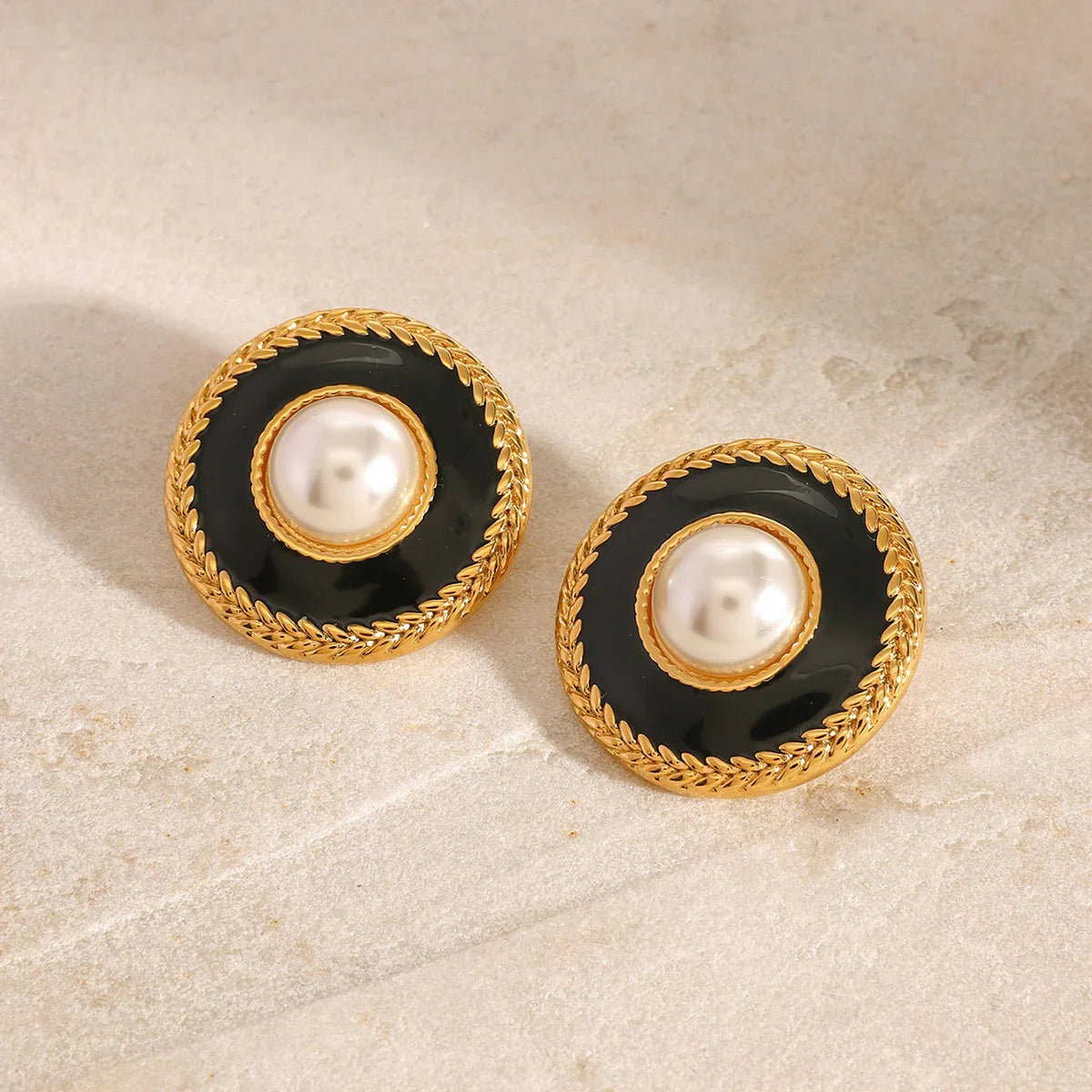 [ElanLuxe]Haven Pearl Earrings