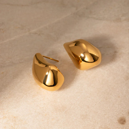 [ElanLuxe]Selena Gold Earrings